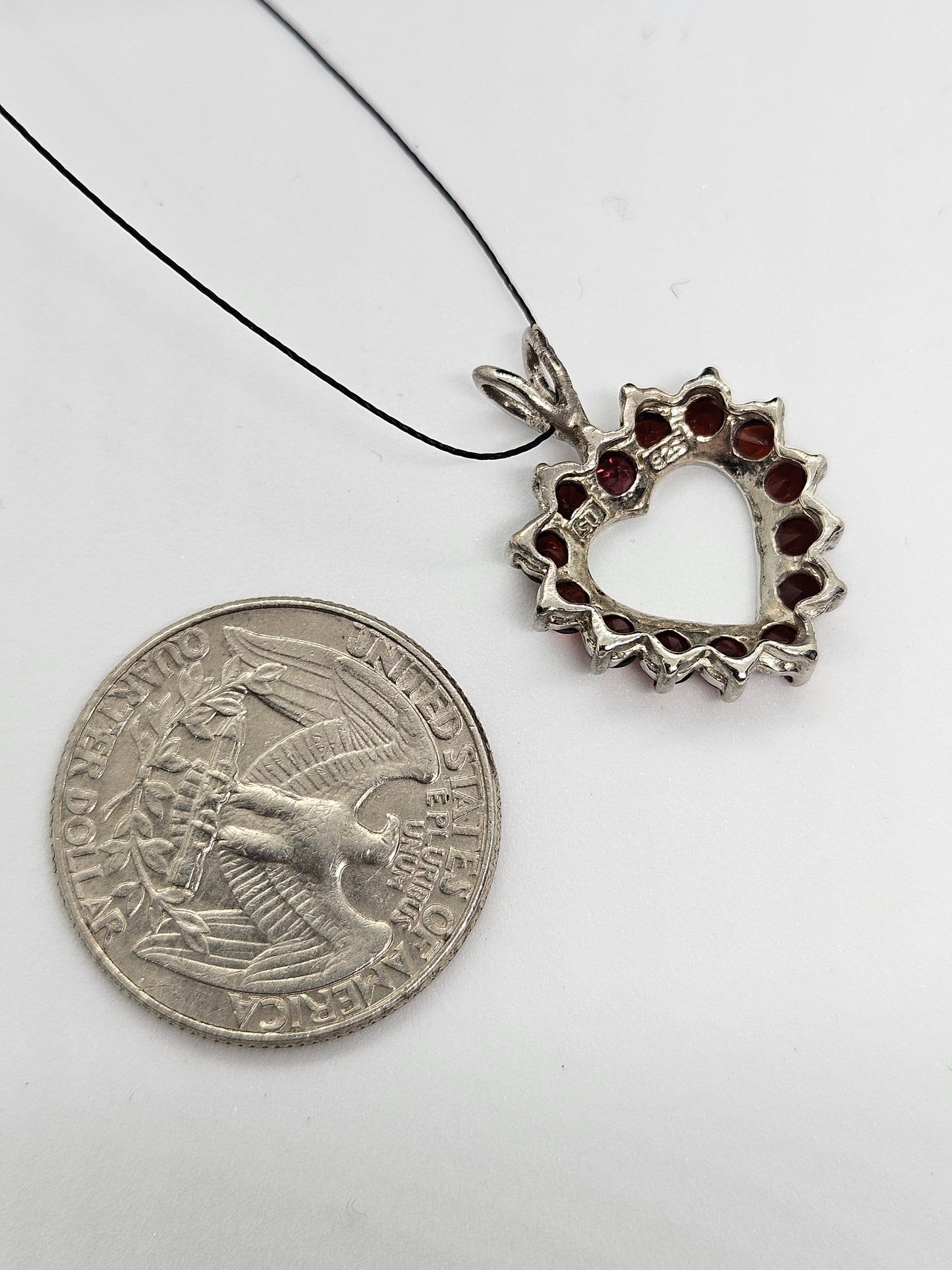 925 Sterling Silver HEART Pendant