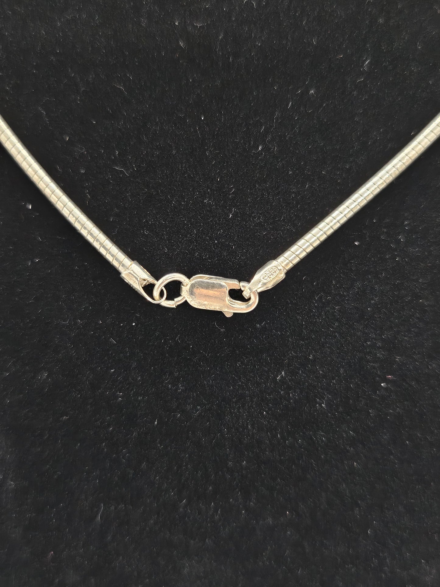 925 Sterling Silver OMEGA necklace