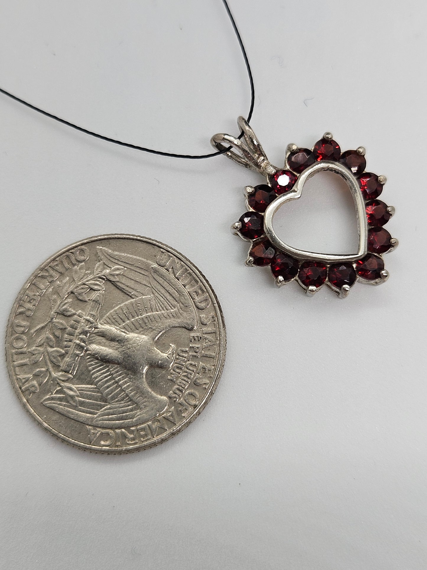 925 Sterling Silver HEART Pendant