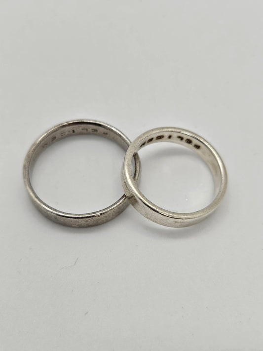 925 Sterling Silver Bands