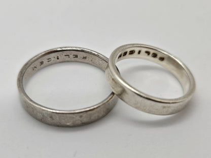 925 Sterling Silver Bands