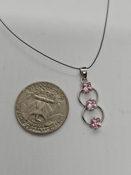 925 Sterling Silver Amethyst Pendant