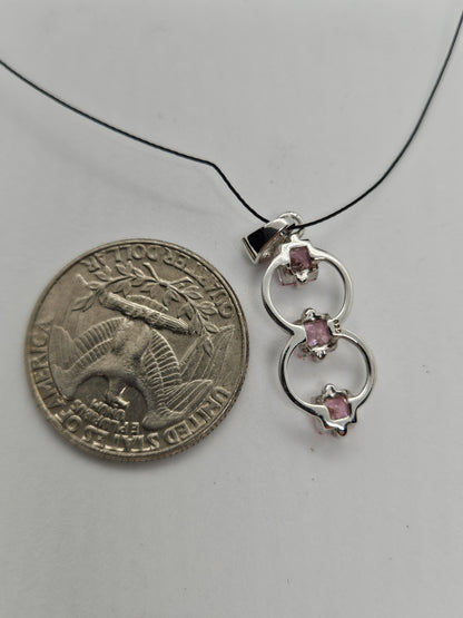 925 Sterling Silver Amethyst Pendant