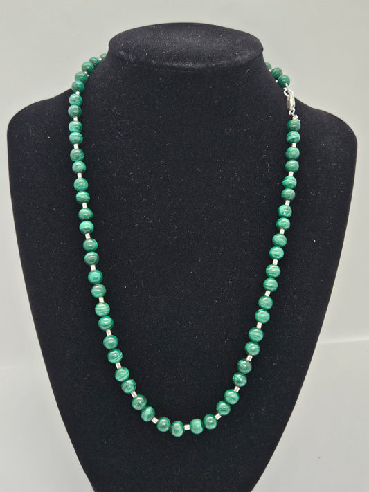 Designer Malachite Necklace
