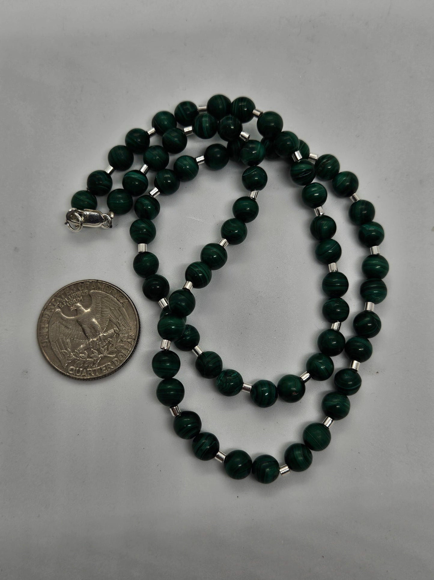 Designer Malachite Necklace