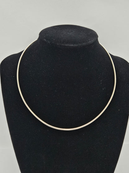 925 Sterling Silver OMEGA necklace
