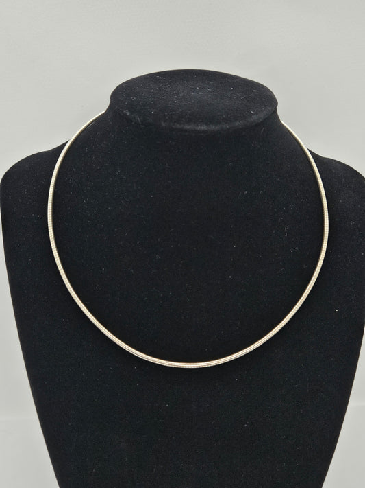 925 Sterling Silver OMEGA necklace