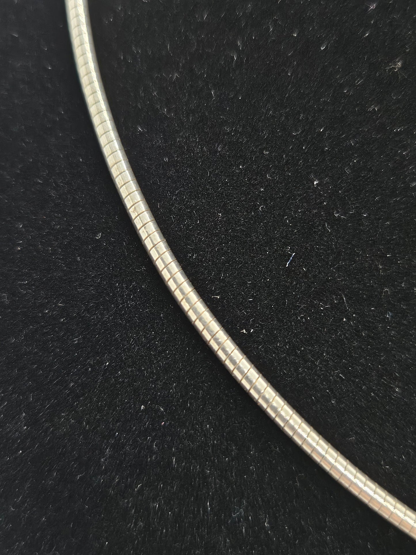 925 Sterling Silver OMEGA necklace