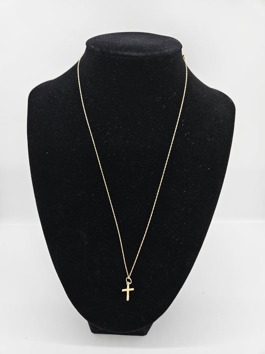 Gold Cross Necklace