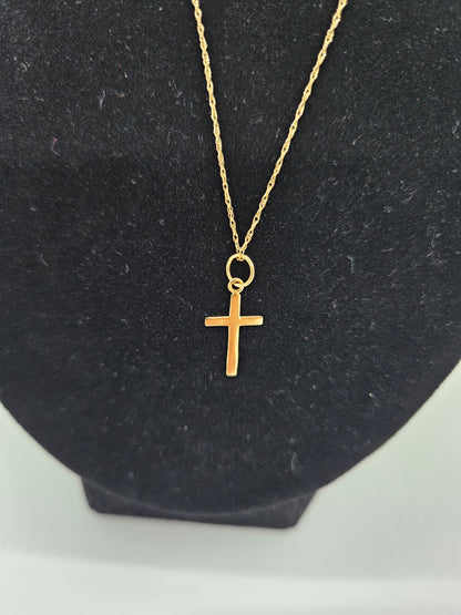 Gold Cross Necklace