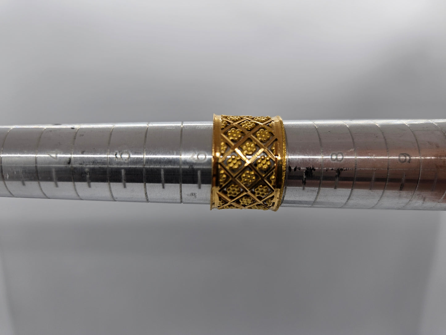 24k Solid Gold Designer Band