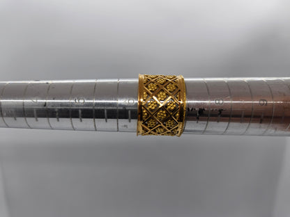 24k Solid Gold Designer Band